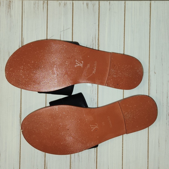 Louis Vuitton Lock Sandals - Authentic - RARE - Picture 2 of 10